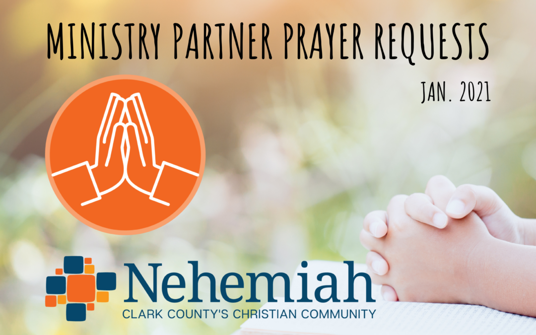 Ministry Partner Prayer Requests Jan. 2021