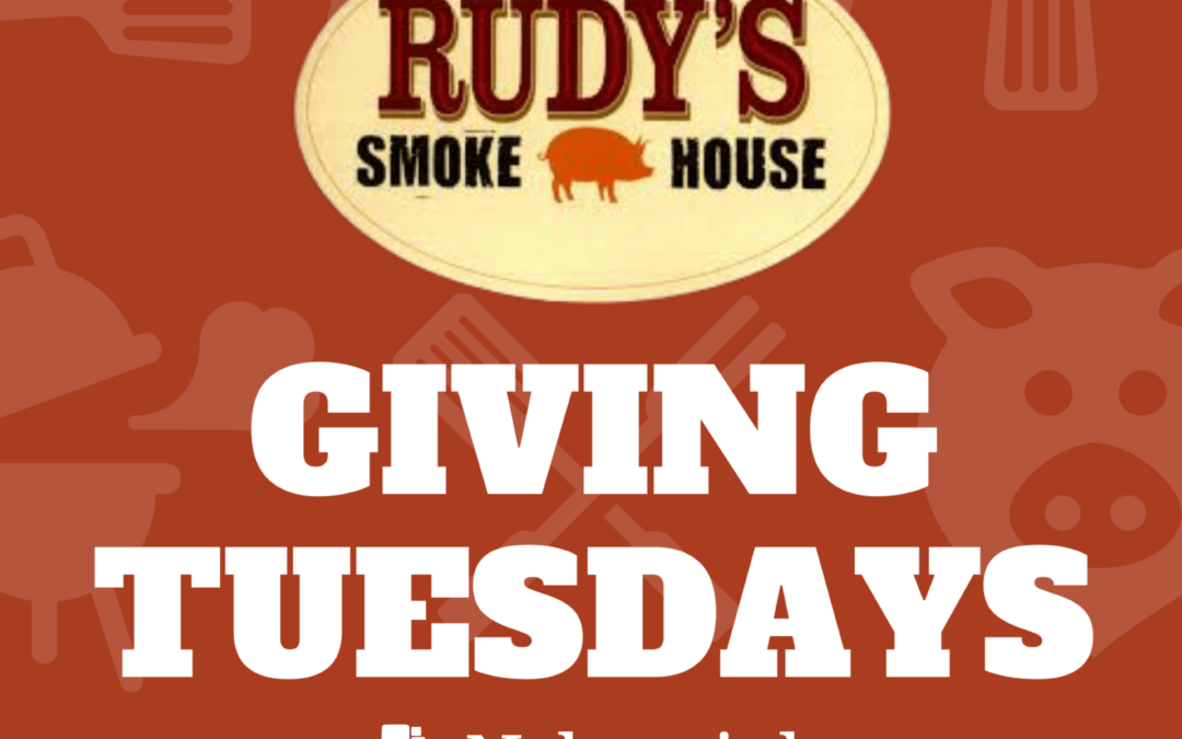 2021 Rudy’s Giving Tuesday Schedule